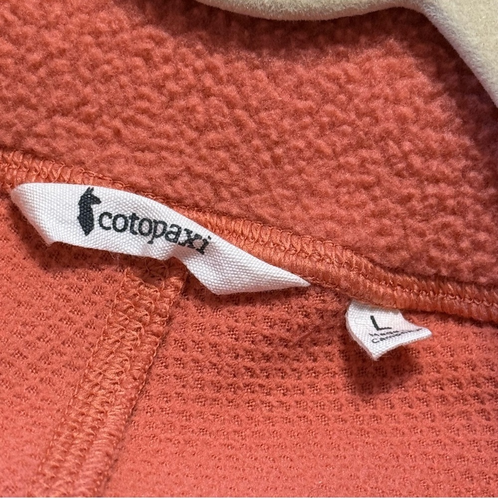 Cotopaxi Abrazo Half Zip Fleece Sweatshirt Women L Lightweight Nectar Canyon - Picture 6 of 15